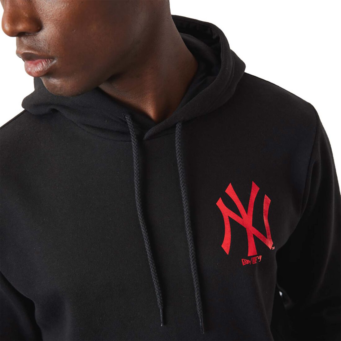 New York Yankees MLB Foil Black Hoodie קפוצון ניו ארה שחור עם הדפס
